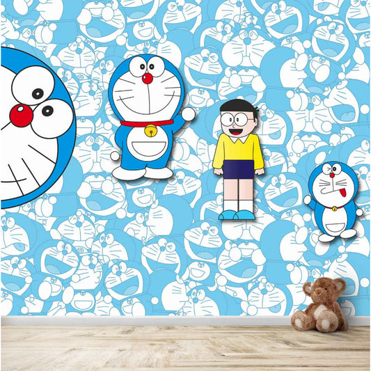 Doremon and Nobita, 3d Design Wallpaper | Multiple Options