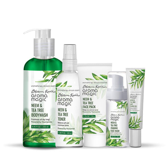 Blossom Kochhar Aroma Magic Neem & Tea Tree Anti Pimple Combo - Niacinamide - 520 gms