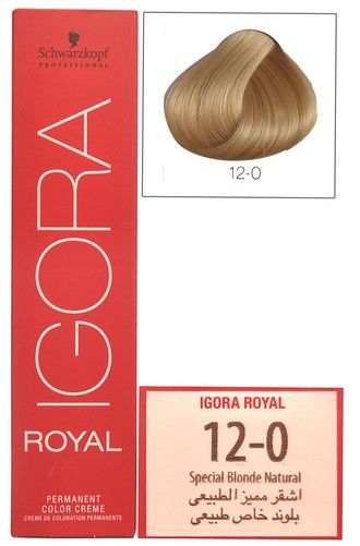 Schwarzkopf Igora Royal 12-0 Special Blonde Natural Hair Color