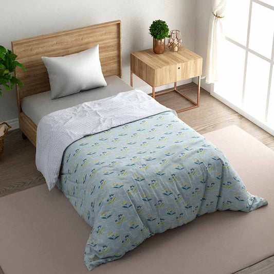 Beryl Reversible Cotton Dohar AC blanket | Single, Double Size