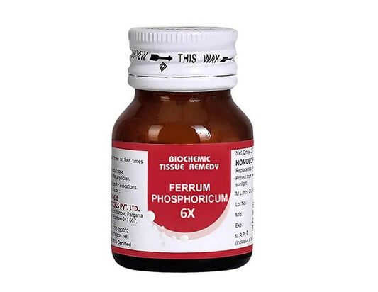 Bak-son’s Ferrum Phos-phoricum Biochemic Tablets – Homeopathic Supplement