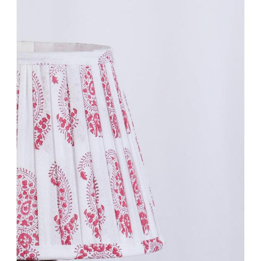 Paisley Block Print Pleated Empire Lampshade