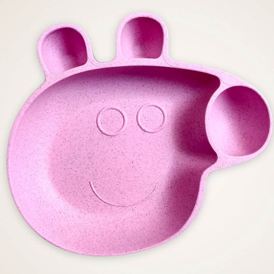 Baby Pink Peppa Pig Plate Set