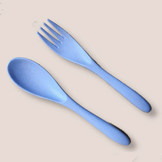 Blue Peppa Pig Plate set