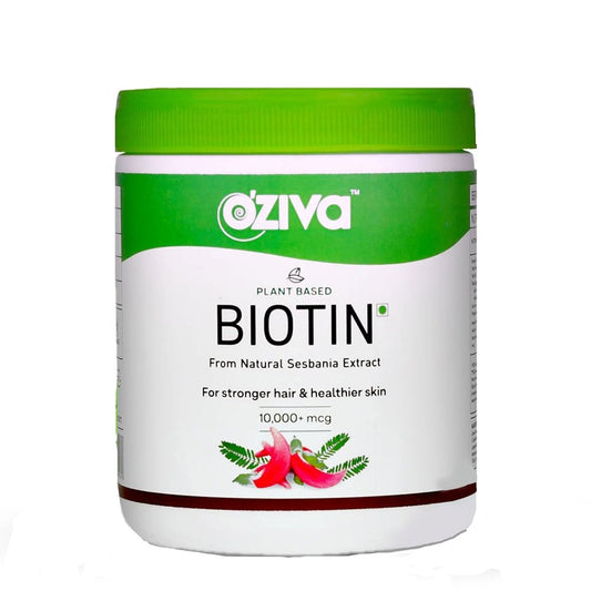 OZiva Plant Based Biotin (10,000+ mcg)