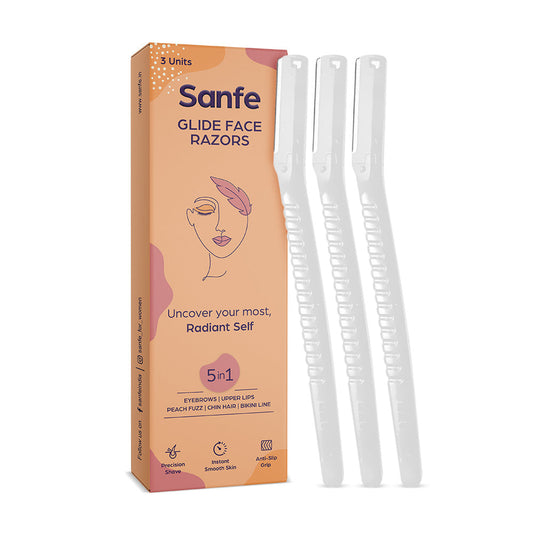 Sanfe Glide Face Razor - 20 gms (Pack of 3)