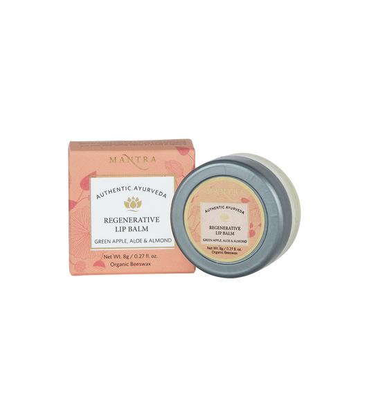 Mantra Herbal Green Apple, Aloe & Almond Regenerative Lip Balm