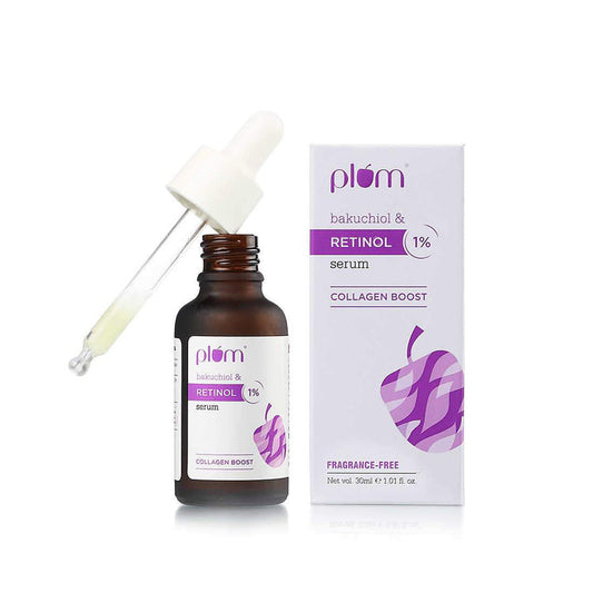 Plum 1% Retinol Face Serum with Bakuchiol Serum -20ml