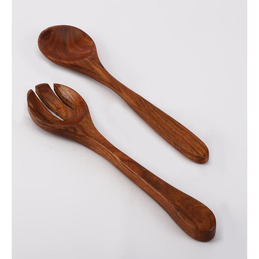 Burnt wood Serving Spoons | Set Of 2