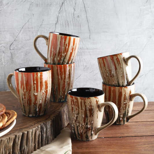 Ceramic Chic Coffee Mugs | Set of 6