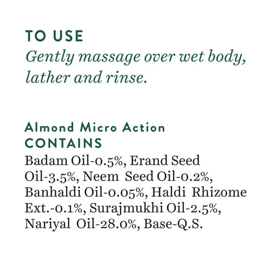 Biotique Advanced Ayurveda Bio Almond Ultra Rich Body Wash - 200 ml