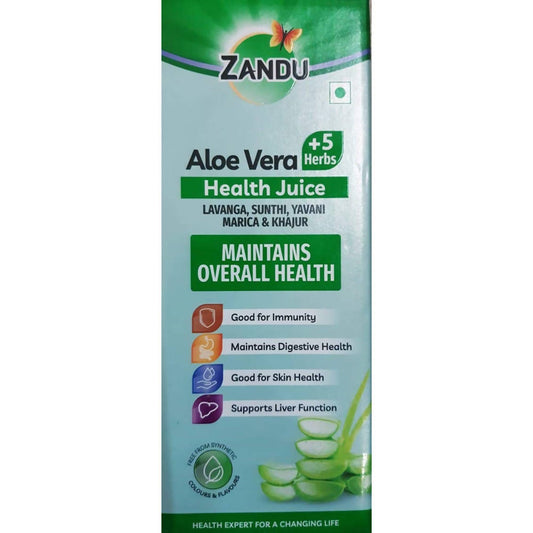 Zandu Aloe Vera And 5 Herbs Health Juice