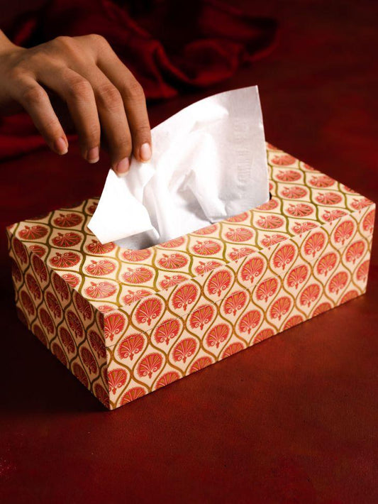 Moroccon Print Tissue Box