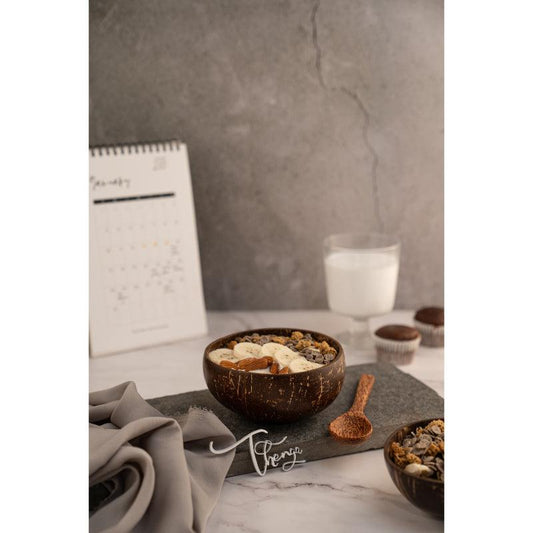 Coconut Bowl & Spoon Combo | Set Of 2