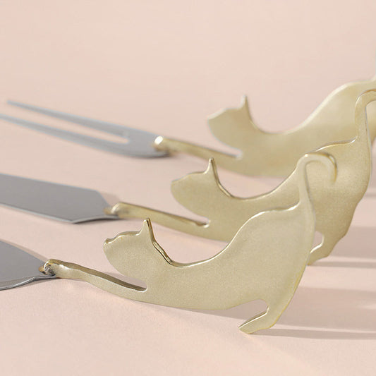 Kitty Party Cheese Knives | Set of 3