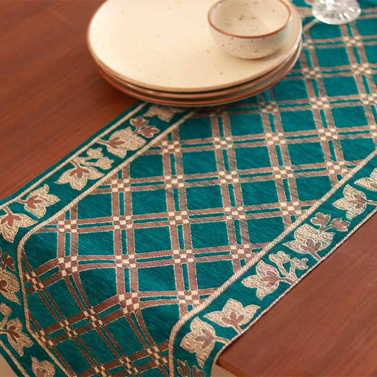 Azure Enchantment Table Runner | 13X72 inch