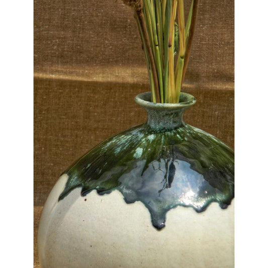 Bespoke Dripping Blues Vase