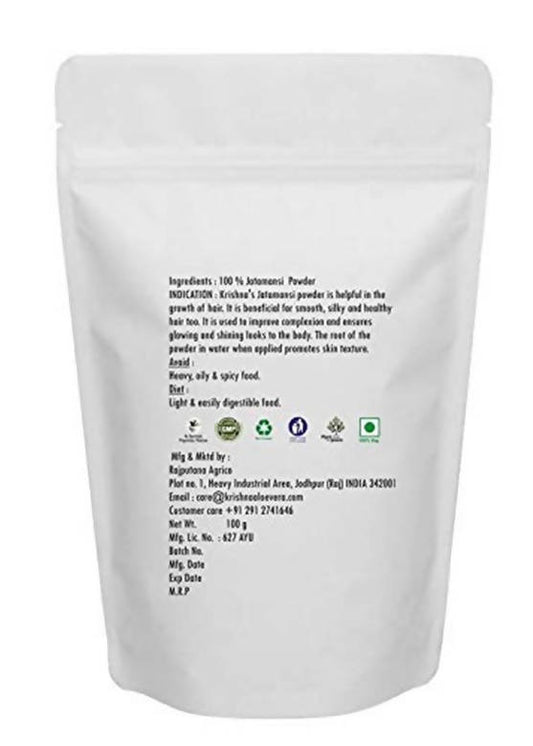 Krishna's Herbal & Ayurveda Jatamansi Powder - 100 gms