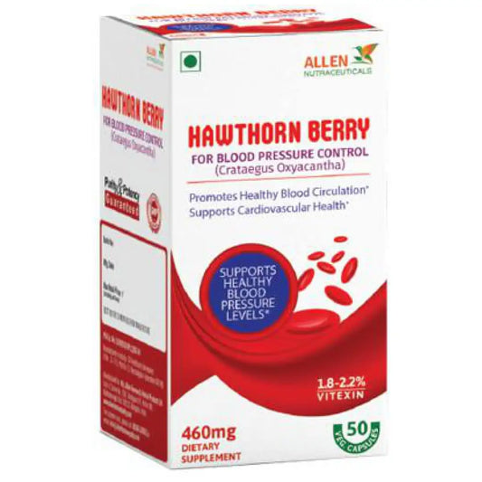 Allen Hawthorn Berry Capsules – 460mg, 50 Count | Botanical Ingredients