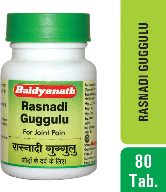 Baidyanath (Nagpur) Rasnadi Guggulu for Joint Pain Tablet - 80 Tabs