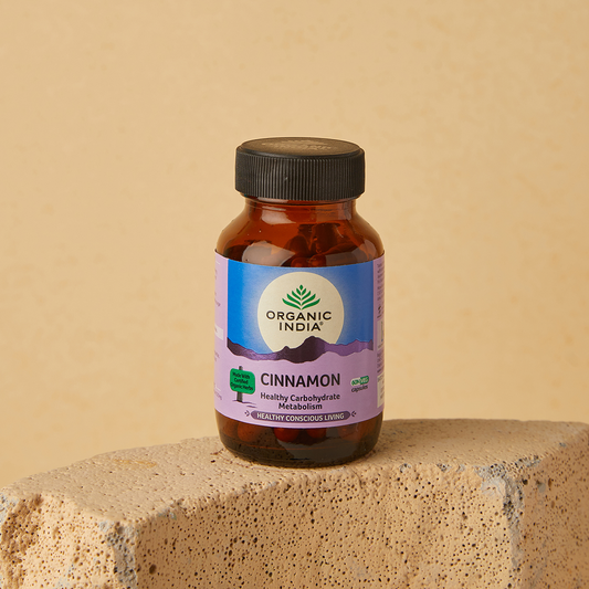 Organic India Cinnamon Capsules - 60 Cap
