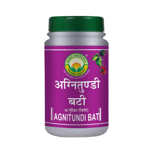 Basic Ayurveda Agnitundi Bati - 40 Tablets