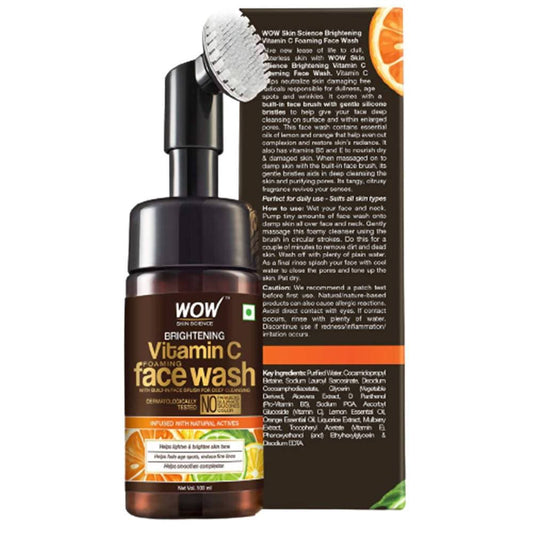 Wow Skin Science Brightening Vitamin C Foaming Face Wash