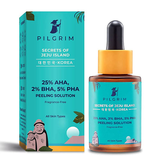 Pilgrim 25% AHA + 2% BHA + 5% PHA Peeling Solution for Face Pigmentation -30 ml