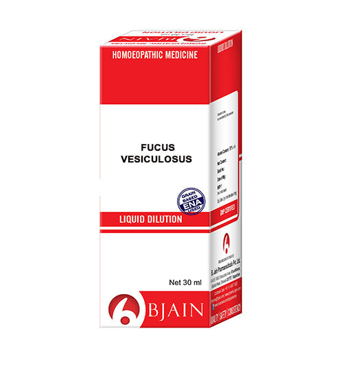 Bjain Home-opathy Fucus Vesiculosus Dilution – Plant-Based Home-opathic Formula