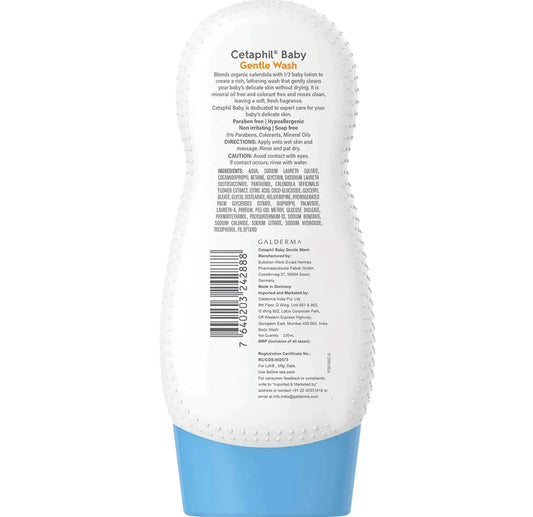 Cetaphil Baby Gentle Wash With Organic Calendula