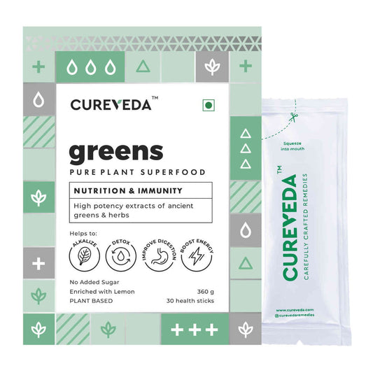 Cureveda Greens & Gold Wellness Combo – Natural Immunity & Vitality Support