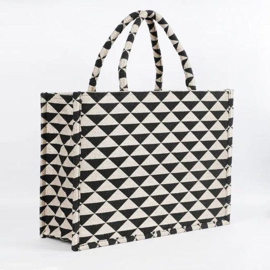 Polyester Cotton Printed Handbag | 14X11 inch | Multiple Design