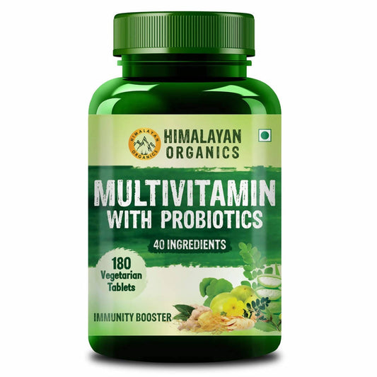 Himalayan Organics Immunity Multivitamin with Probiotics – 180 Tablets