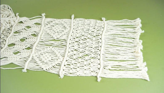 Macrame Table Runner | 14 x 84 inches