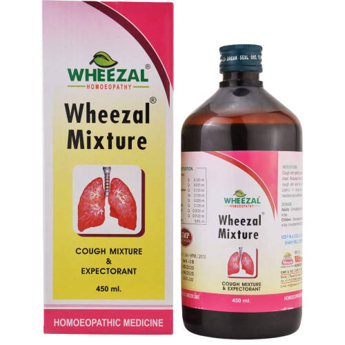 Wheezal Homoeopathy Wheezal Mixture Syrup -120 ml