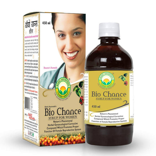 Basic Ayurveda Bio Chance Syrup – Herbal Tonic for Women's Wellness (450 ml)