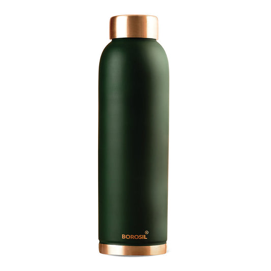 Borosil Eco Copper Bottle, Green