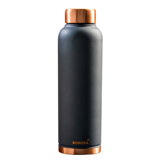 Borosil Eco Copper Bottle, Grey