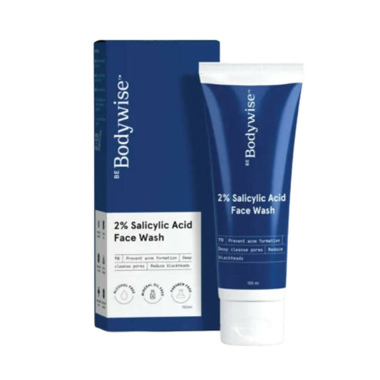 BeBodywise 2% Salicylic Acid Face Wash for Acne-Prone Skin -100 ml