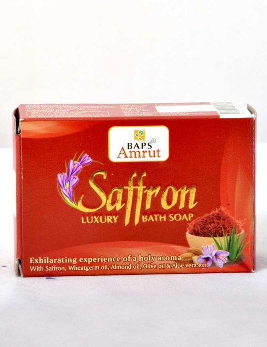 Baps Amrut Saffron Luxury Bath Soap - 100 gms