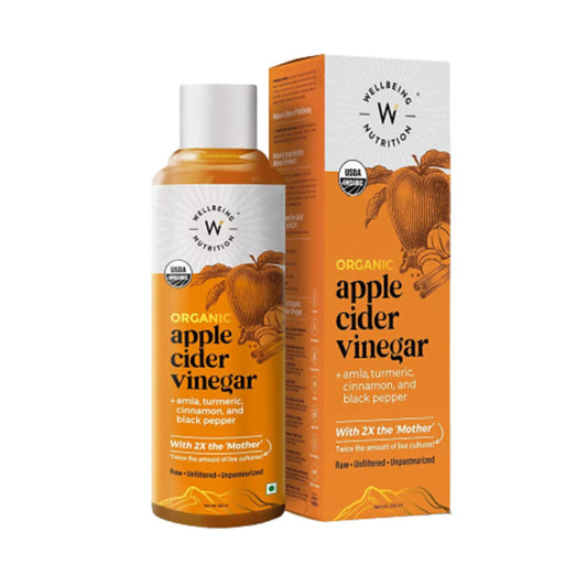 Wellbeing Nutrition Organic Apple Cider Vinegar with 2X Mother