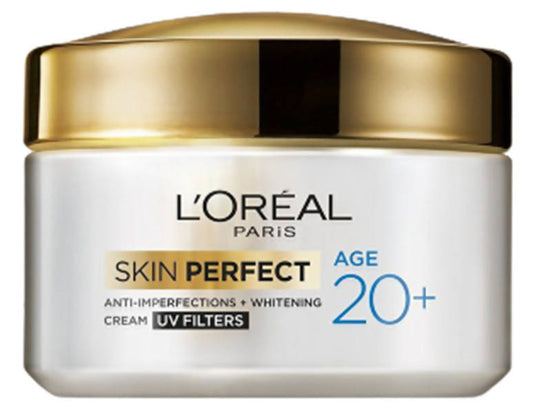 L'Oreal Paris Age 20+ Skin Perfect Cream UV Filters - 50 gms