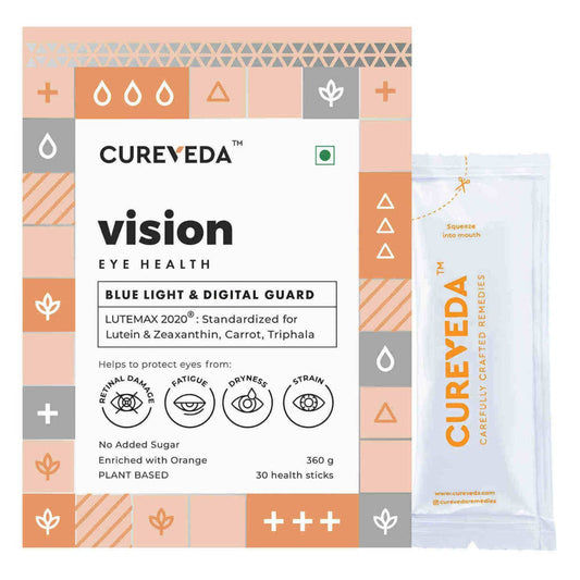 Cureveda Greens & Vision Wellness Combo - Natural Immunity & Wellness Support