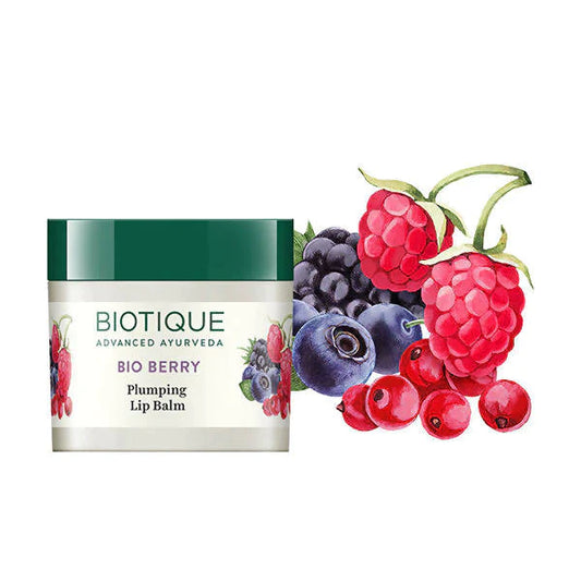 Biotique Advanced Ayurveda Bio Berry Plumping Lip Balm - 12 gms