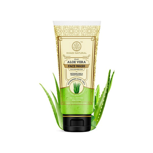 Khadi Natural Aloe Vera SLS & PARABEN FREE 100gm Face Wash