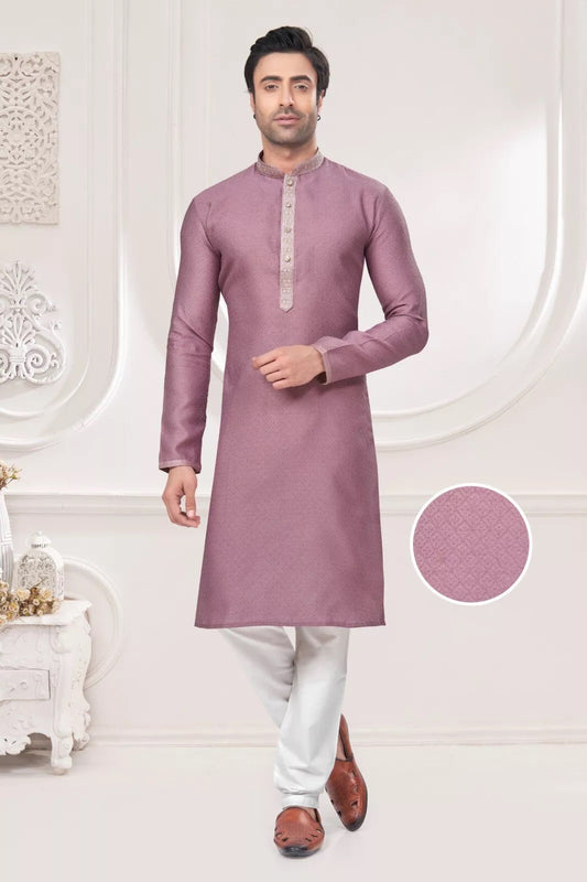 Men's Jacquard Kurta With Pajama