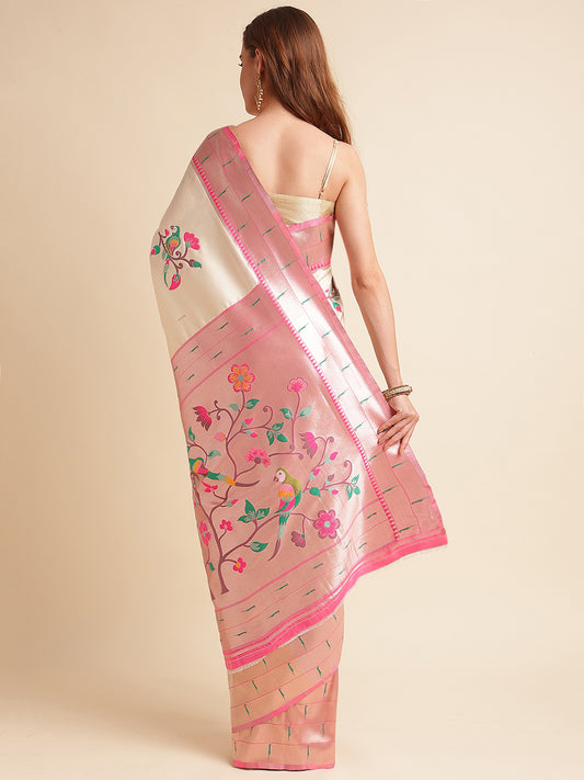 Pure Soft Banarasi Silk Heavy saree With Blouse