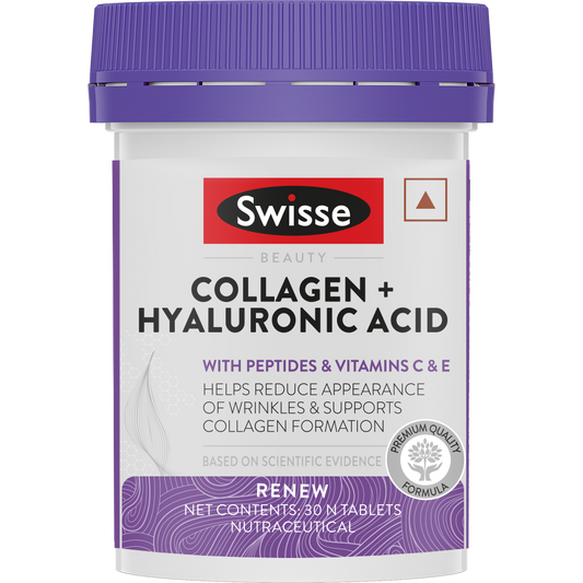 Swisse Collagen+ Hyaluronic Acid - 30 Tablets