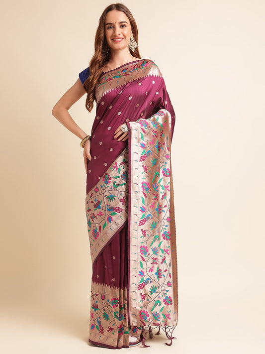 Pure Soft Kanchivaram Pethani Silk Saree