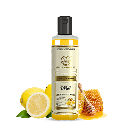 Khadi Natural Honey & Lemon Hair Cleanser (210ml)